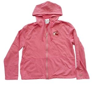 Woman's pink Walt Disney world Minnie mouse jacket.